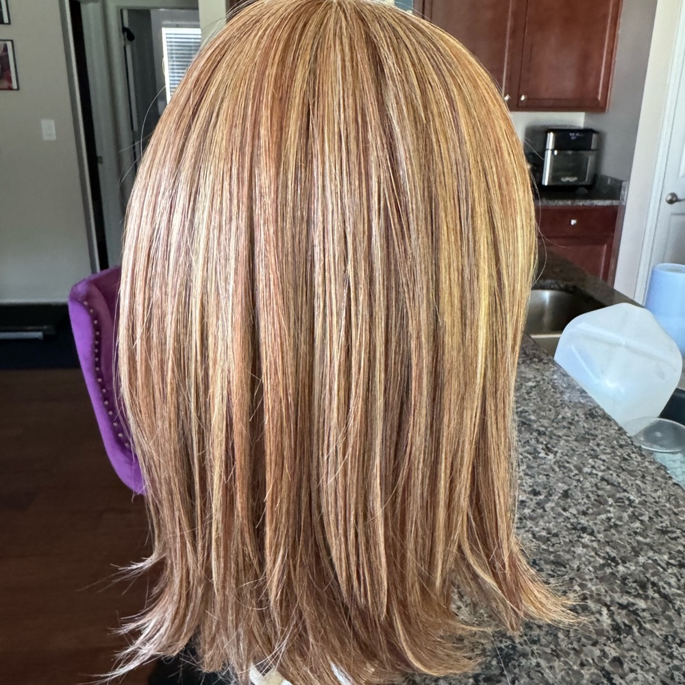 Wigs For Every Woman by Heather Dye – Francesca Wig in Strawberry Burlini - Picture 3 of 7